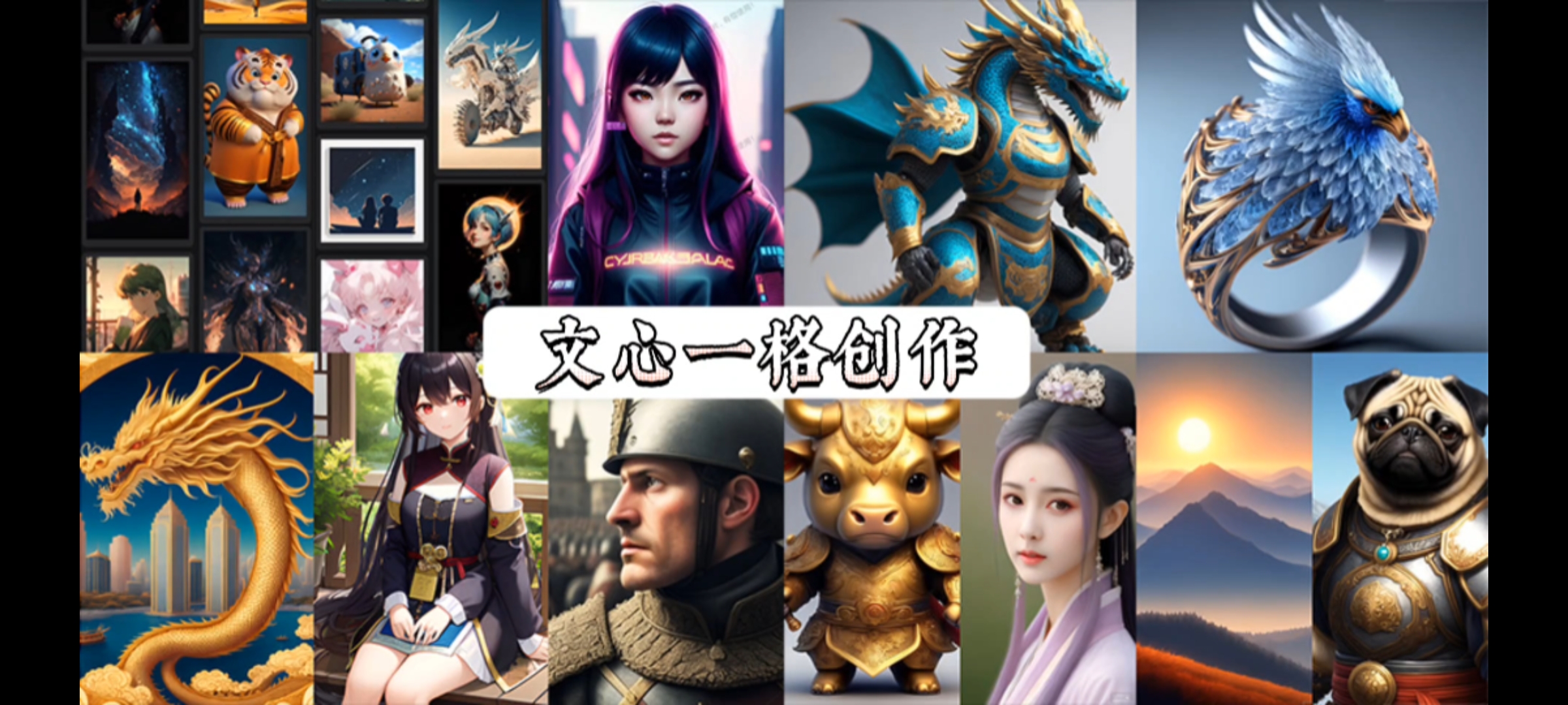 文心一格:AI艺术和创意辅助平台