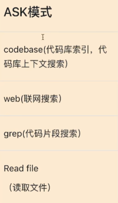 Cursor教程：代码搜索编辑执行，Ask Manual Agent模式详解